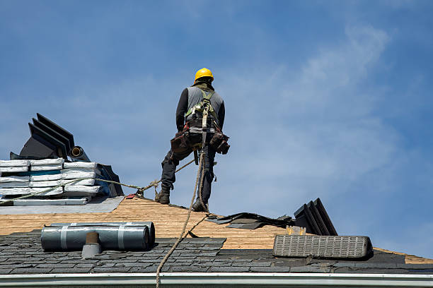 Professional Roof Replacement technician working in Franklin, MN